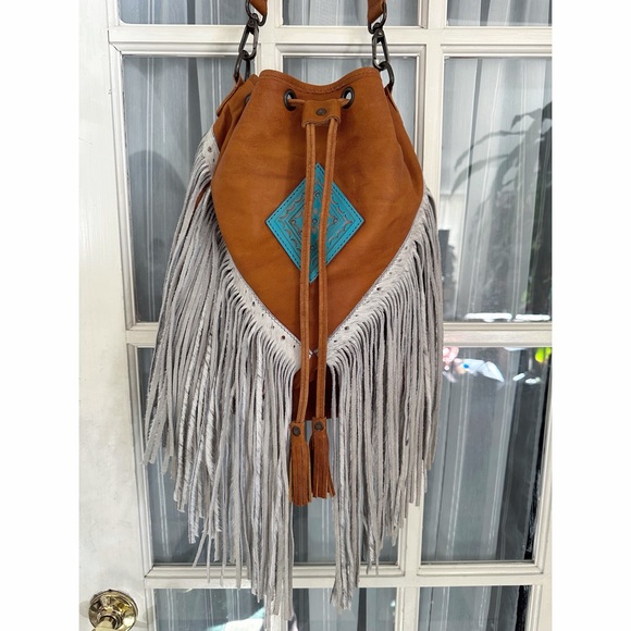 Nena & Co. Handbags - Hasta La Vista Hyde Fringe Bucket Bag